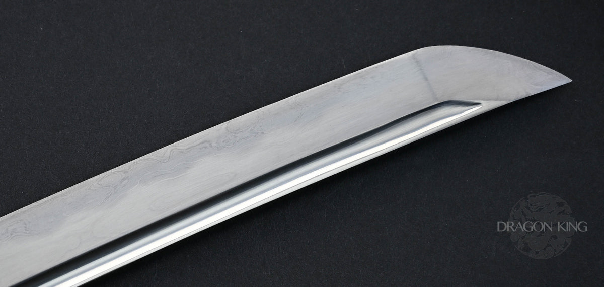 Sea Wave Folded Steel Katana